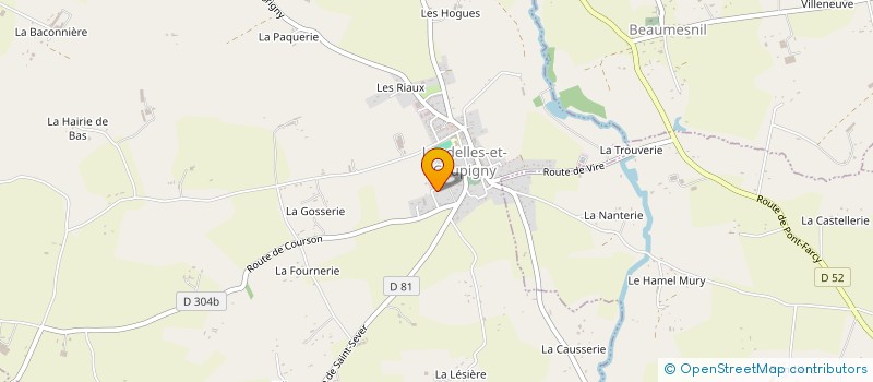 localisation de l'entreprise SCI BONNE IMMOBILIER  LANDELLES-ET-COUPIGNY