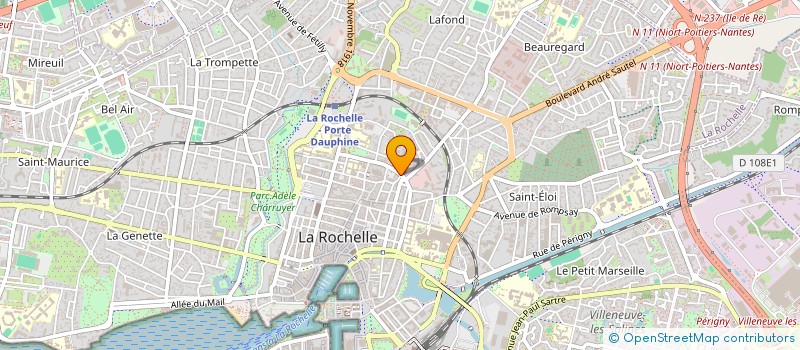 localisation de l'entreprise SCI BONNE MERE  LA ROCHELLE