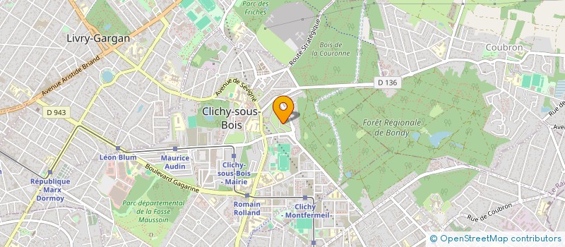 localisation de l'entreprise SCI BONNE NOUVELLE à CLICHY-SOUS-BOIS