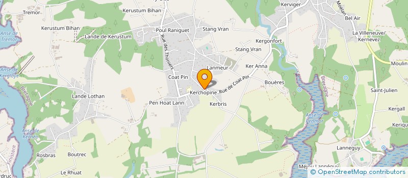 localisation de l'entreprise SCI BONNE NOUVELLE  RIEC-SUR-BELON