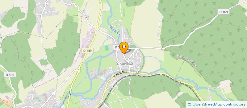 localisation de l'entreprise SCI BONNE NOUVELLE  CHARLEVAL