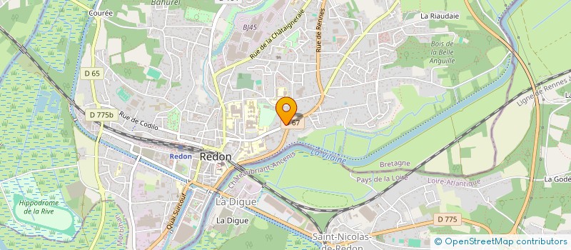 localisation de l'entreprise SCI BONNE NOUVELLE  REDON