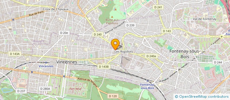 localisation de l'entreprise SCI BONNE NOUVELLE à VINCENNES