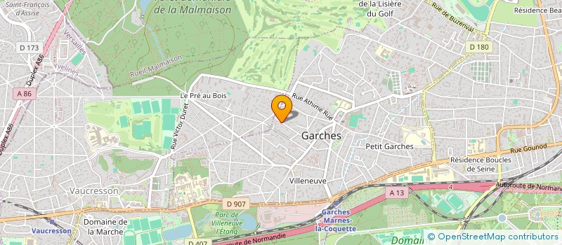 localisation de l'entreprise SCI BONNE SOURCE 58 à GARCHES