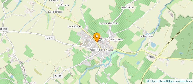 localisation de l'entreprise SCI BONNEAU à LYS-HAUT-LAYON
