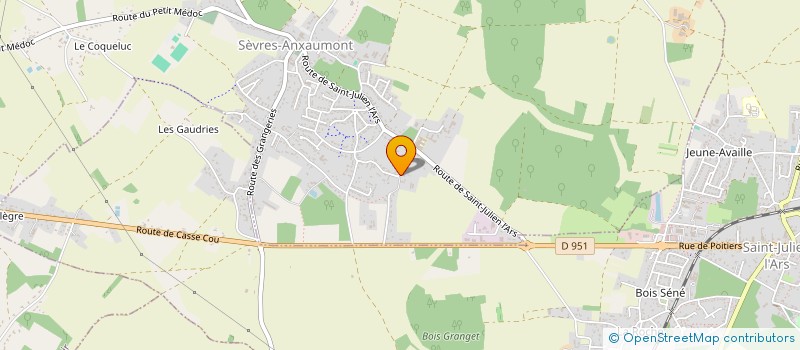 localisation de l'entreprise SCI BONNEAU  SEVRES-ANXAUMONT