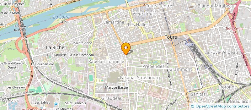 localisation de l'entreprise SCI BONNEAU & CO  TOURS