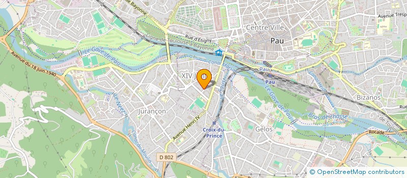 localisation de l'entreprise SCI BONNECARRERE à PAU