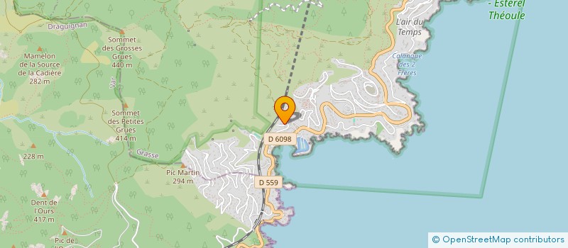 localisation de l'entreprise SCI BONNEFOY  THEOULE-SUR-MER