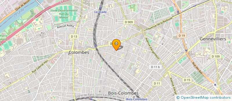 localisation de l'entreprise SCI BONNEGARDE à COLOMBES