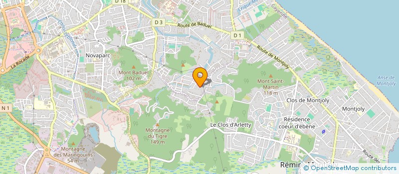 localisation de l'entreprise SCI BONNEMAINS ET LOUGUET  CAYENNE