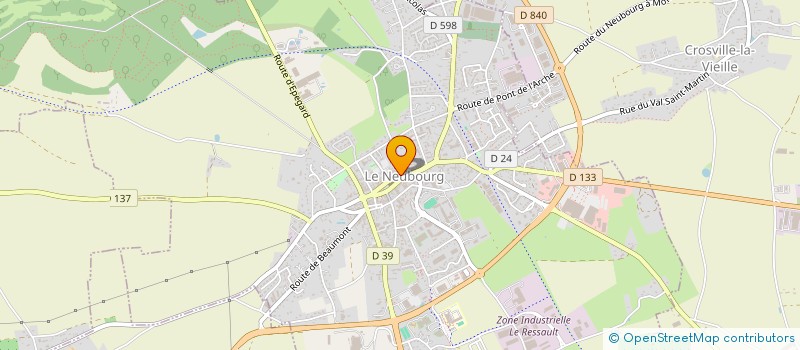 localisation de l'entreprise SCI BONNEMENT  LE NEUBOURG