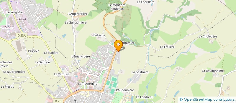 localisation de l'entreprise SCI BONNENFANT MARCHAND à HERBIERS (LES)