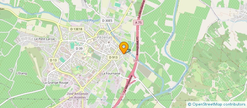 localisation de l'entreprise SCI BONNES HERITAGE  PEZENAS