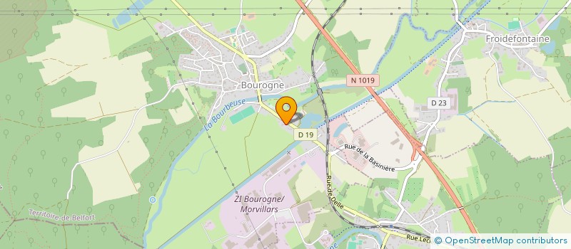 localisation de l'entreprise SCI BONNET à BOUROGNE