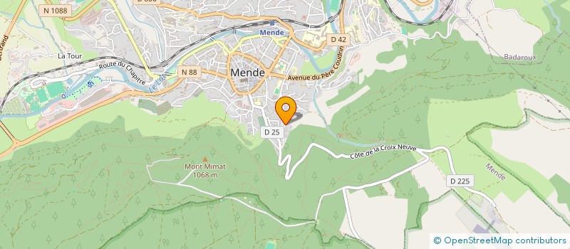 localisation de l'entreprise SCI BONNET  MENDE