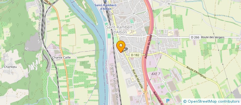 localisation de l'entreprise SCI BONNET  SAINT RAMBERT D'ALBON