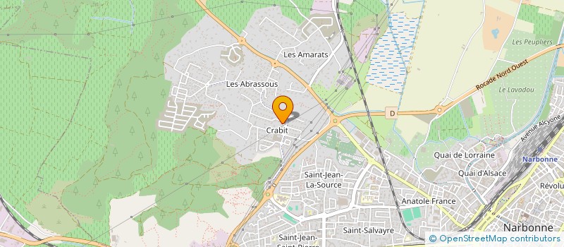 localisation de l'entreprise SCI BONNET à NARBONNE