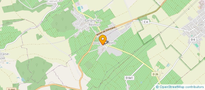 localisation de l'entreprise SCI BONNET  JOUY-LES-REIMS