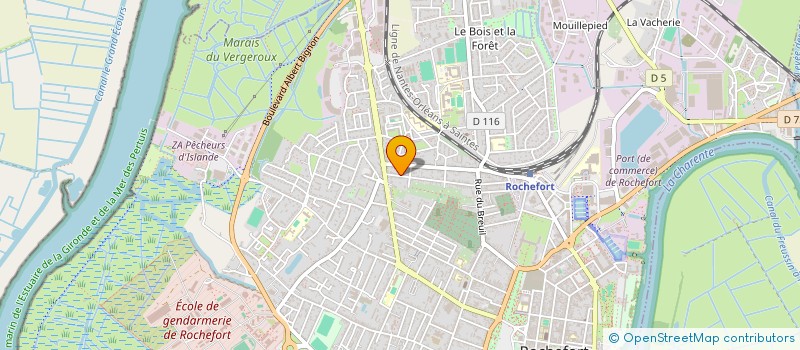 localisation de l'entreprise SCI BONNET 4C  ROCHEFORT