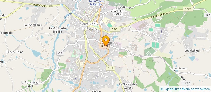 localisation de l'entreprise SCI BONNET à SAINT-YRIEIX-LA-PERCHE