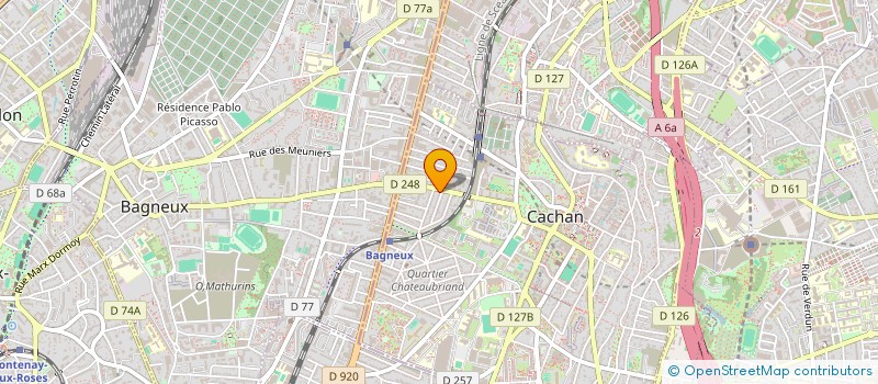 localisation de l'entreprise SCI BONNET  CACHAN