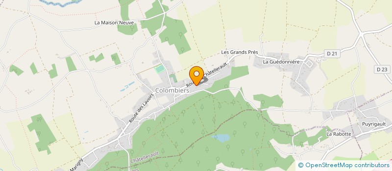 localisation de l'entreprise SCI BONNET  COLOMBIERS
