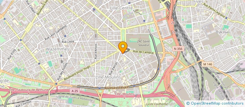 localisation de l'entreprise SCI BONNET à LILLE