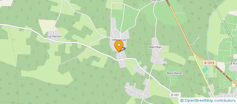 localisation de l'entreprise SCI BONNET  SAINT-LAURENT-MEDOC