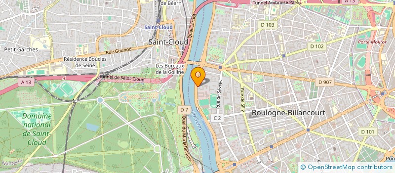 localisation de l'entreprise SCI BONNET ASSET MANAGEMENT à BOULOGNE-BILLANCOURT