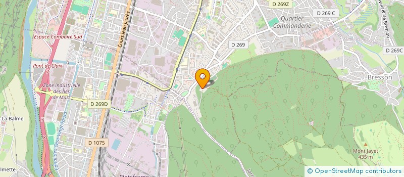 localisation de l'entreprise SCI BONNET DE SAINT JACQUES  ECHIROLLES