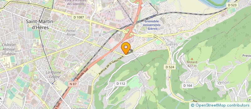 localisation de l'entreprise SCI BONNET-MACHOT  SAINT-MARTIN-D'HERES