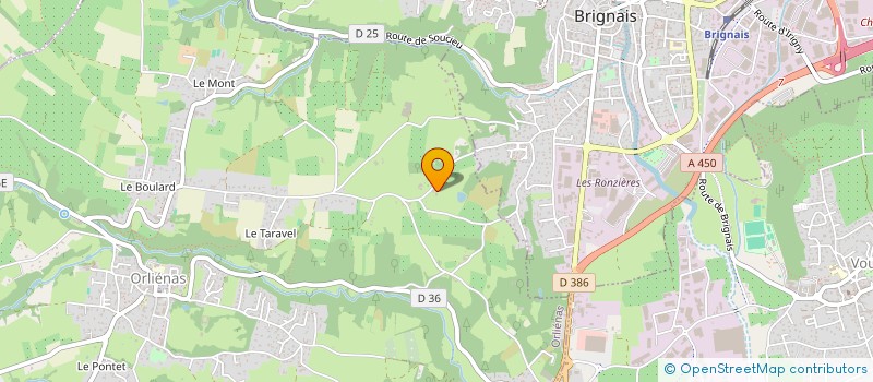 localisation de l'entreprise SCI BONNETON  ORLIENAS