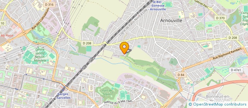 localisation de l'entreprise SCI BONNEUIL  ARNOUVILLE