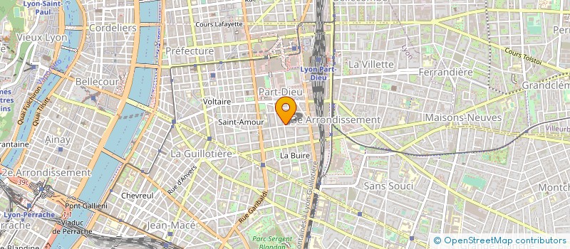 localisation de l'entreprise SCI BONNEVAUX  LYON