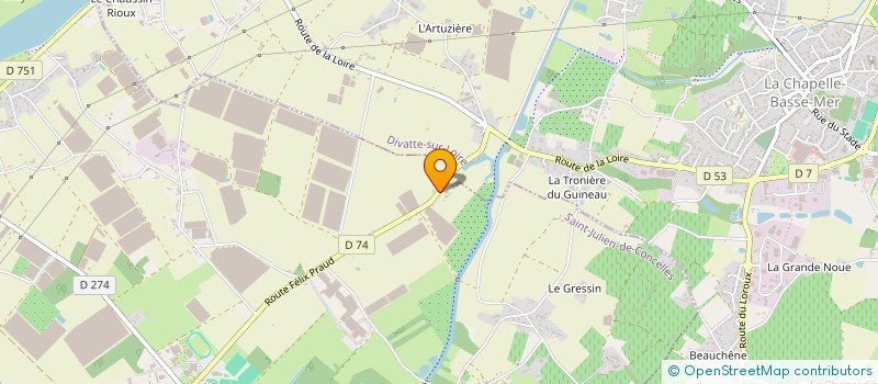 localisation de l'entreprise SCI BONNIN  SAINT-JULIEN-DE-CONCELLES