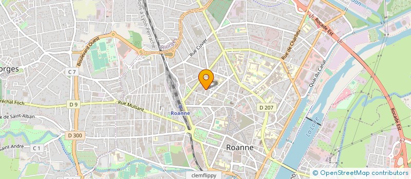 localisation de l'entreprise SCI BONNIN TOURNAIRE  ROANNE