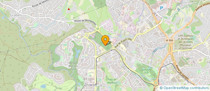 localisation de l'entreprise SCI BONNIOL  GRABELS