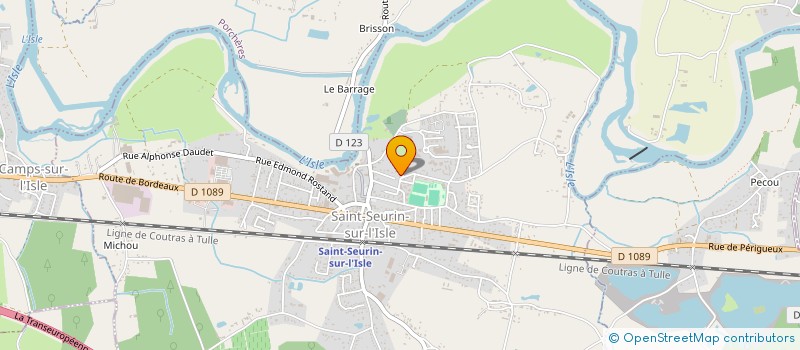 localisation de l'entreprise SCI BONNOT  SAINT-SEURIN-SUR-L'ISLE