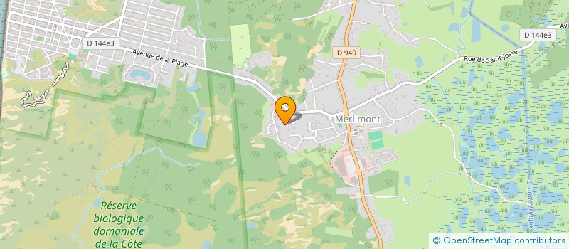 localisation de l'entreprise SCI BONNY  MERLIMONT