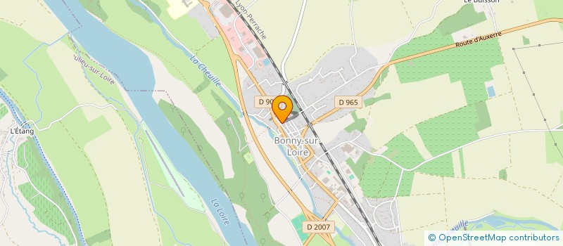 localisation de l'entreprise SCI BONNY  BONNY-SUR-LOIRE