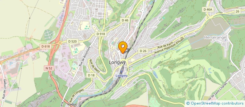 localisation de l'entreprise SCI BONO à LONGWY