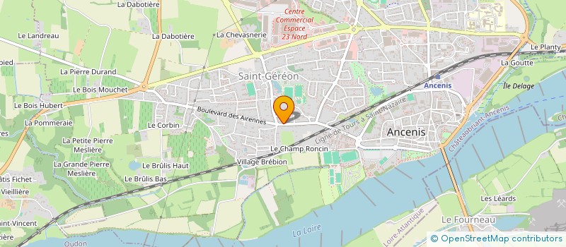 localisation de l'entreprise SCI BONOTTE  ANCENIS-SAINT-GEREON