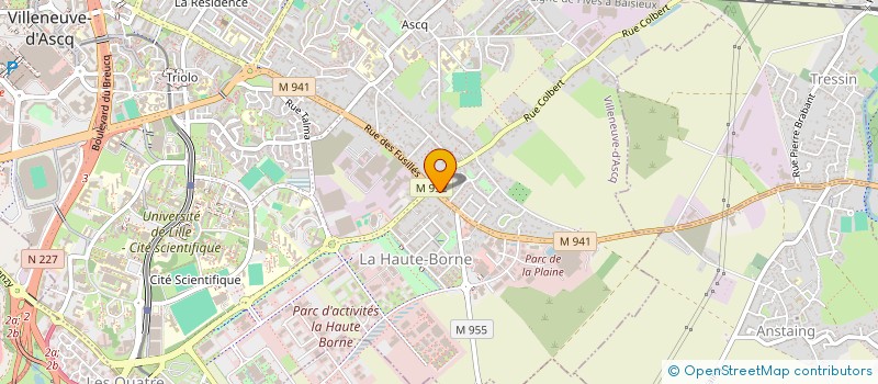 localisation de l'entreprise SCI BONPAIN-HILAIRE à VILLENEUVE-D'ASCQ