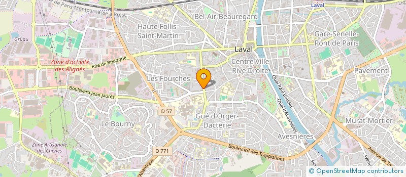 localisation de l'entreprise SCI BONREGARD à LAVAL