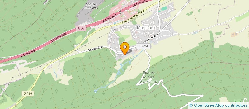 localisation de l'entreprise SCI BONRON  MARCHAUX-CHAUDEFONTAINE