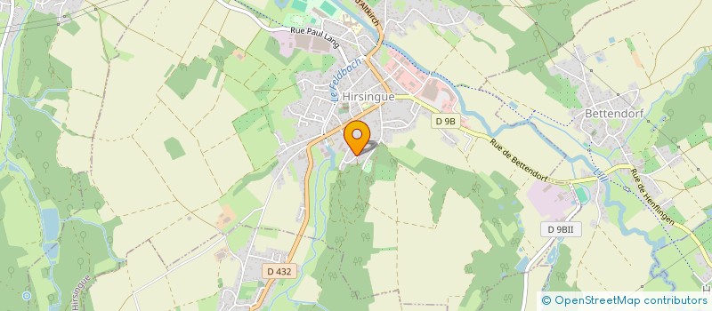 localisation de l'entreprise SCI BONS ENFANTS  HIRSINGUE