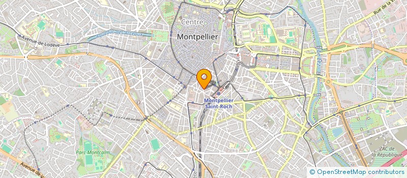localisation de l'entreprise SCI BONS-ROSSET  MONTPELLIER