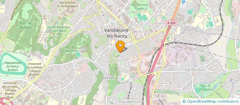 localisation de l'entreprise SCI BONSEJOUR  VANDUVRE-LES-NANCY