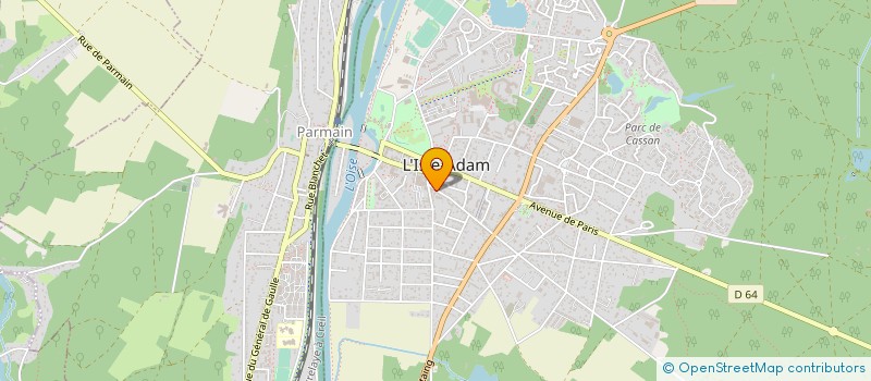 localisation de l'entreprise SCI BONSHOMMES à L'ISLE-ADAM